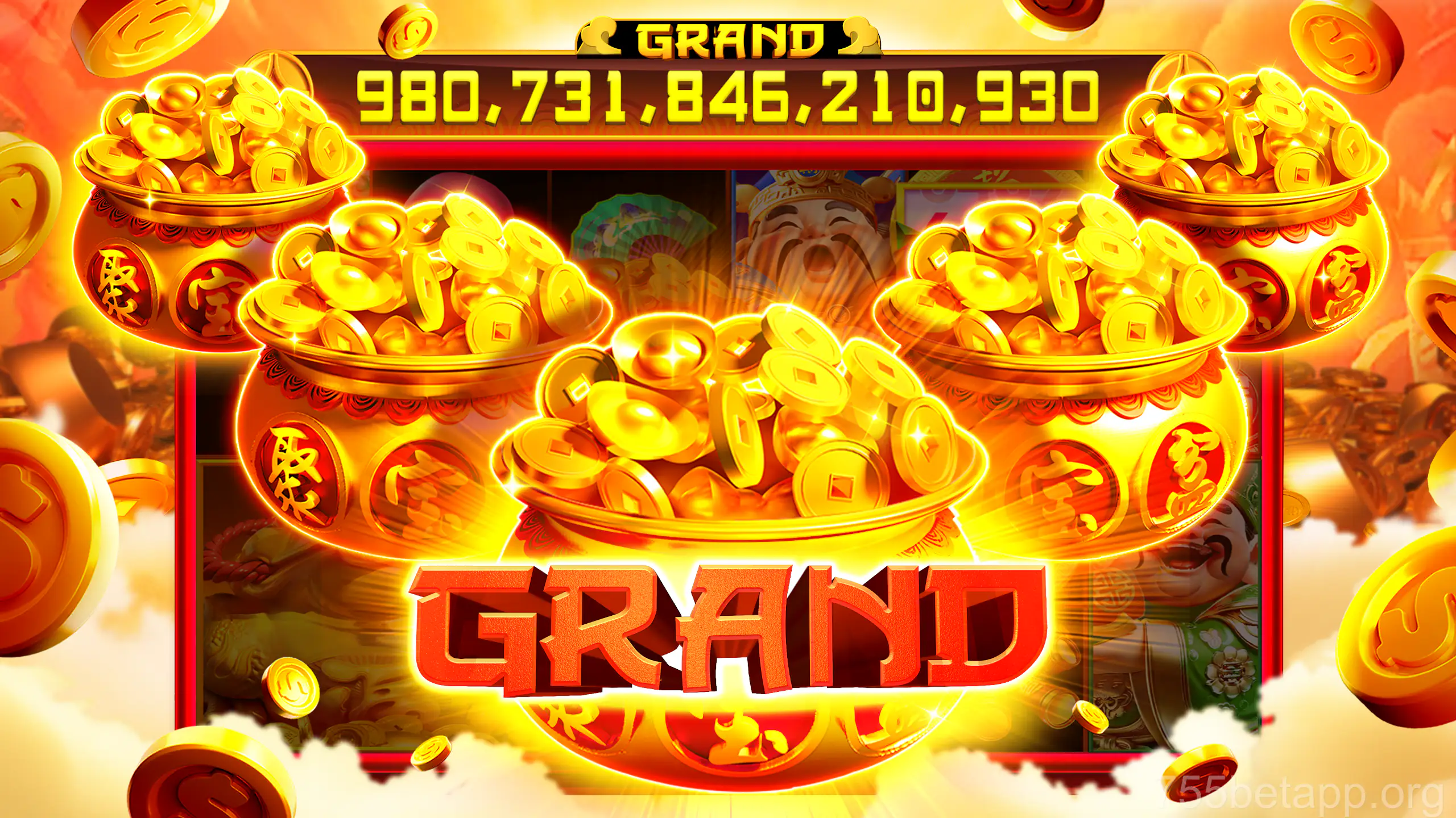 Tela inicial do app 755bet